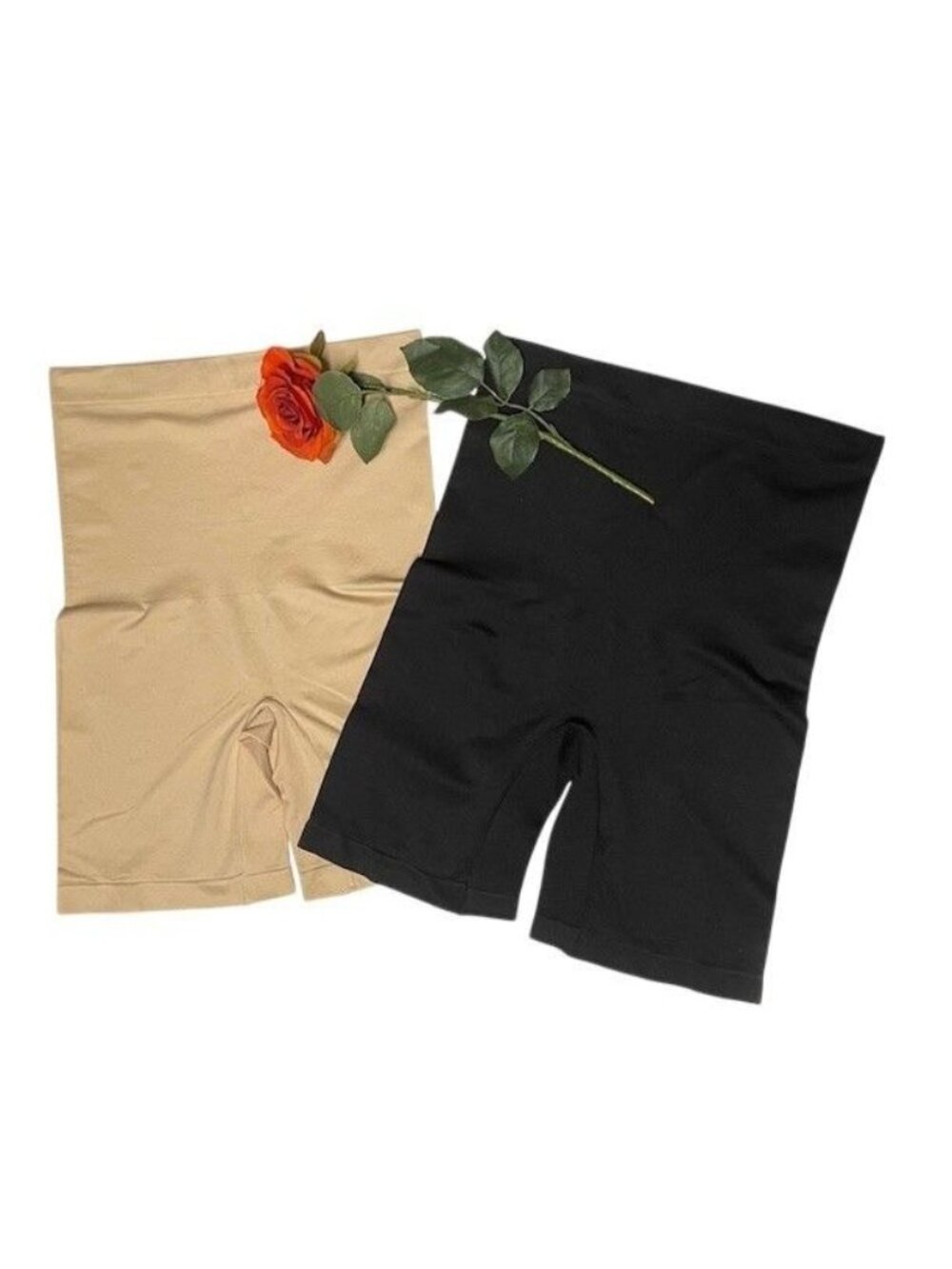 Yummie High Waist Mid Thigh Shaper Short Set of 2 1X/2X